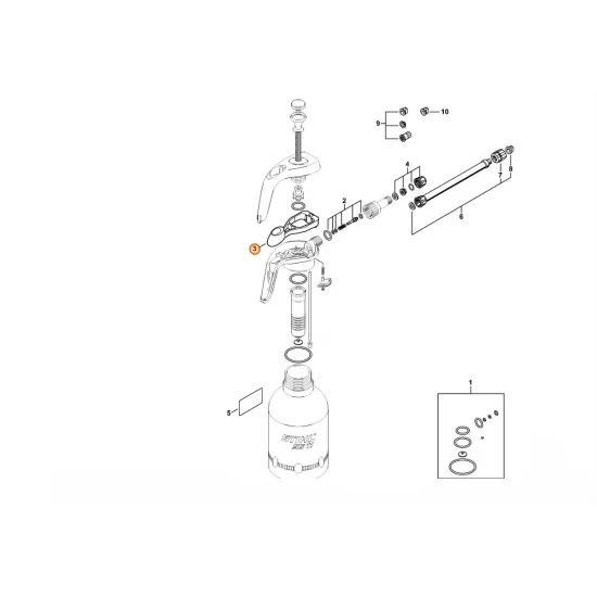 STIHL  Dźwignia 4255 502 1500